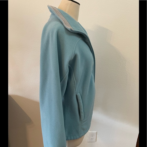 Free Country cozy light blue zip up fleece jacket size small - Picture 3 of 7